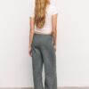 Pantaloni din tricot cu detalii de cusături Pantaloni din tricot cu detalii de cusături