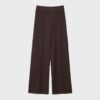 Pantaloni din tricot cu detalii de cusături Pantaloni din tricot cu detalii de cusături