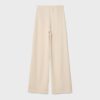 Pantaloni din tricot cu detalii de cusături Pantaloni din tricot cu detalii de cusături