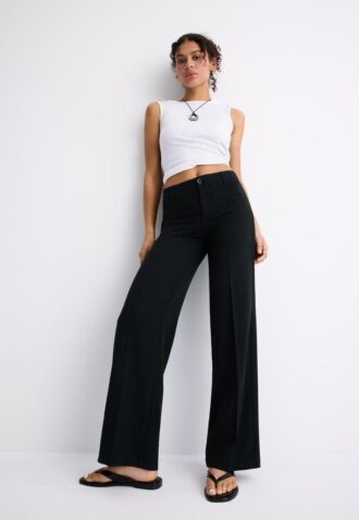 Pantaloni drepți cu croială slim