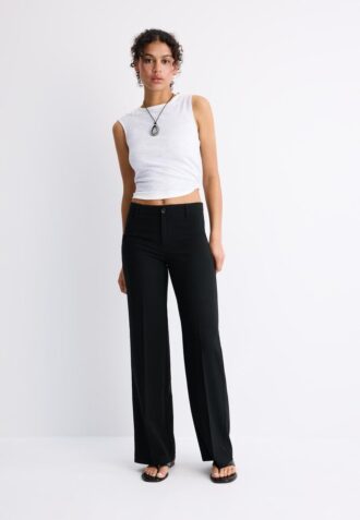 Pantaloni drepți cu croială slim