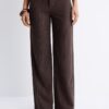 Pantaloni drepți cu croială slim