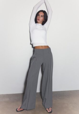 Pantaloni eleganți cu bandă elastică