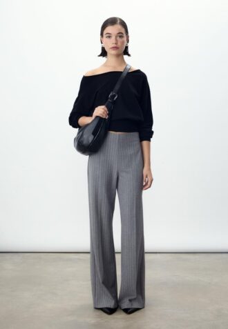 Pantaloni eleganți, cu croială largă