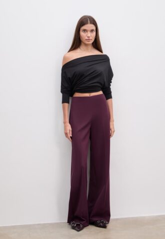 Pantaloni eleganți, cu croială largă