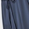 Pantaloni fluizi cu efect de șifonare și cordon Pantaloni fluizi cu efect de șifonare și cordon