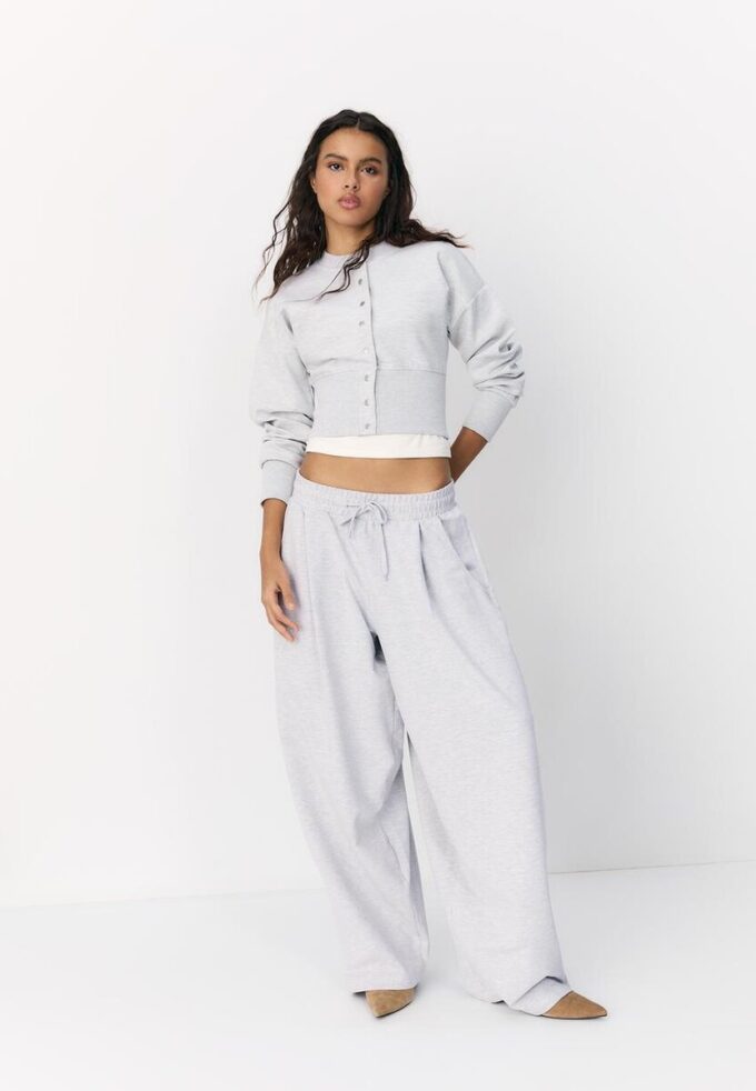 Pantaloni jogger balon cu pense