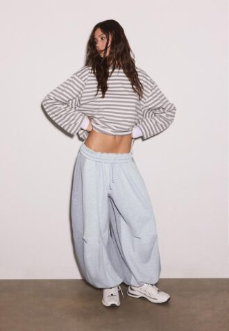 Pantaloni jogger balon cu stopere