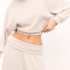 Pantaloni jogger balon cu talie răsfrântă, cu textură Soft-Touch la atingere Pantaloni jogger balon cu talie răsfrântă, cu textură Soft-Touch la atingere