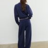 Pantaloni jogger balon cu talie răsfrântă, cu textură Soft-Touch la atingere Pantaloni jogger balon cu talie răsfrântă, cu textură Soft-Touch la atingere