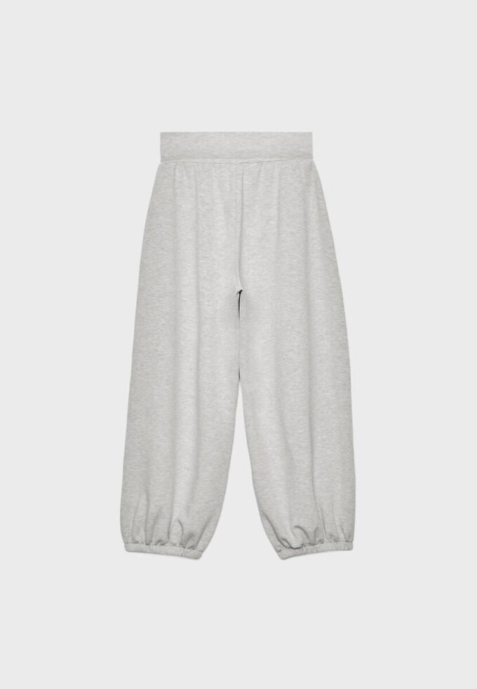 Pantaloni jogger balon cu talie răsfrântă, cu textură Soft-Touch la atingere Pantaloni jogger balon cu talie răsfrântă, cu textură Soft-Touch la atingere