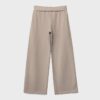 Pantaloni jogger cu croi drept și efect spălat Pantaloni jogger cu croi drept și efect spălat
