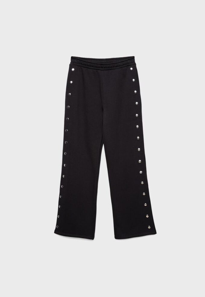 Pantaloni jogger cu detalii cu ținte Pantaloni jogger cu detalii cu ținte