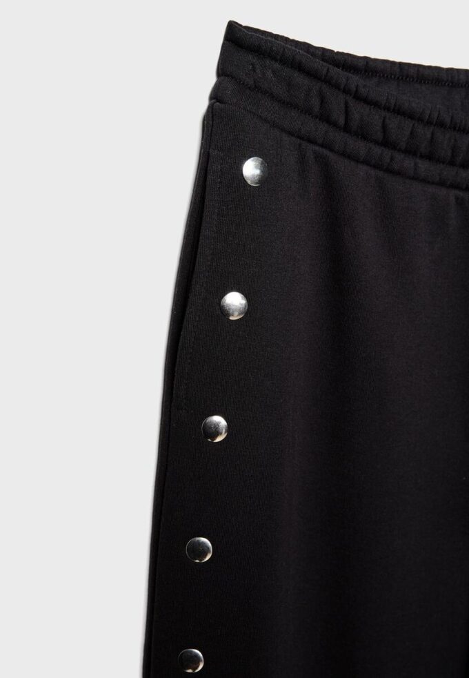Pantaloni jogger cu detalii cu ținte Pantaloni jogger cu detalii cu ținte