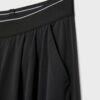 Pantaloni jogger palazzo cu talie elastică și textură Soft-Touch la atingere Pantaloni jogger palazzo cu talie elastică și textură Soft-Touch la atingere