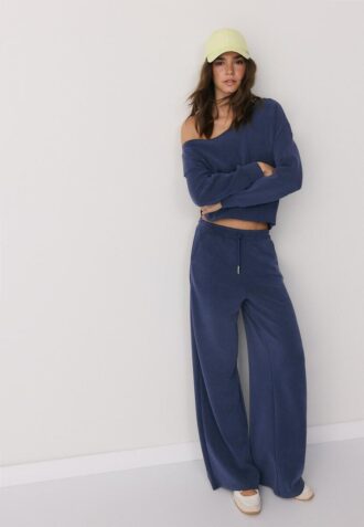 Pantaloni jogger palazzo Soft-Touch