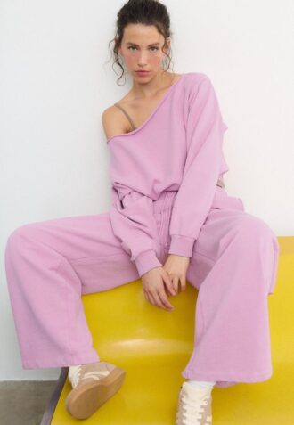 Pantaloni jogger palazzo Soft-Touch
