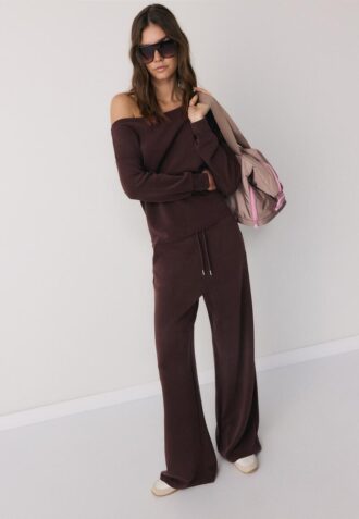 Pantaloni jogger palazzo Soft-Touch