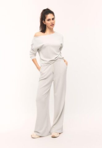 Pantaloni jogger palazzo Soft-Touch