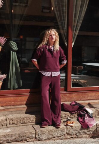 Pantaloni jogger palazzo Soft-Touch
