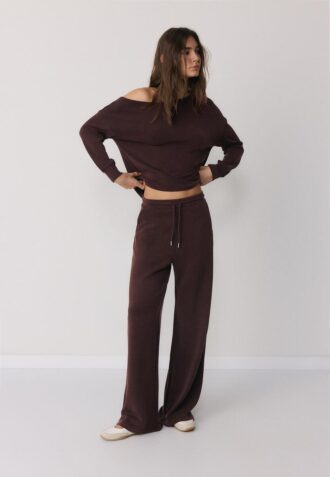 Pantaloni jogger palazzo Soft-Touch