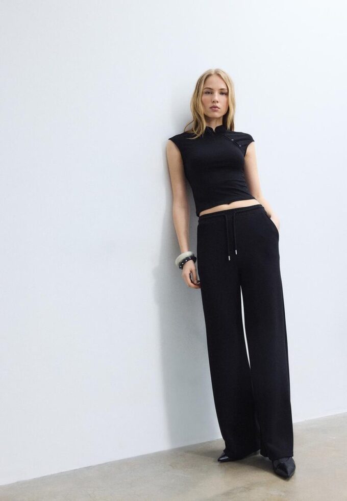 Pantaloni jogger palazzo Soft-Touch Pantaloni jogger palazzo Soft-Touch