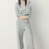 Pantaloni jogger Soft-Touch interlock moale la atingere Pantaloni jogger Soft-Touch interlock moale la atingere