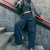 Pantaloni jogger super largi Pantaloni jogger super largi