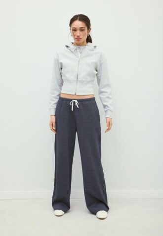 Pantaloni jogger Wide Leg, con dungi Pantaloni jogger Wide Leg, con dungi