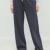 Pantaloni jogger Wide Leg, con dungi Pantaloni jogger Wide Leg, con dungi