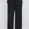 Pantaloni jogger Wide Leg, cu textură Soft-Touch la atingere și detaliu de cusătură în față Pantaloni jogger Wide Leg, cu textură Soft-Touch la atingere și detaliu de cusătură în față