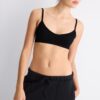 Pantaloni jogger Wide Leg, cu textură Soft-Touch la atingere și detaliu de cusătură în față Pantaloni jogger Wide Leg, cu textură Soft-Touch la atingere și detaliu de cusătură în față