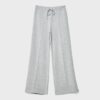 Pantaloni jogger Wide Leg, cu textură Soft-Touch la atingere și detaliu de cusătură în față Pantaloni jogger Wide Leg, cu textură Soft-Touch la atingere și detaliu de cusătură în față