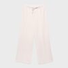 Pantaloni jogger Wide Leg, cu textură Soft-Touch la atingere și detaliu de cusătură în față Pantaloni jogger Wide Leg, cu textură Soft-Touch la atingere și detaliu de cusătură în față