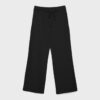 Pantaloni jogger Wide Leg, cu textură Soft-Touch la atingere și detaliu de cusătură în față Pantaloni jogger Wide Leg, cu textură Soft-Touch la atingere și detaliu de cusătură în față