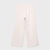 Pantaloni jogger Wide Leg, cu textură Soft-Touch la atingere și detaliu de cusătură în față Pantaloni jogger Wide Leg, cu textură Soft-Touch la atingere și detaliu de cusătură în față