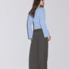 Pantaloni largi eleganți cu detalii la cusături Pantaloni largi eleganți cu detalii la cusături