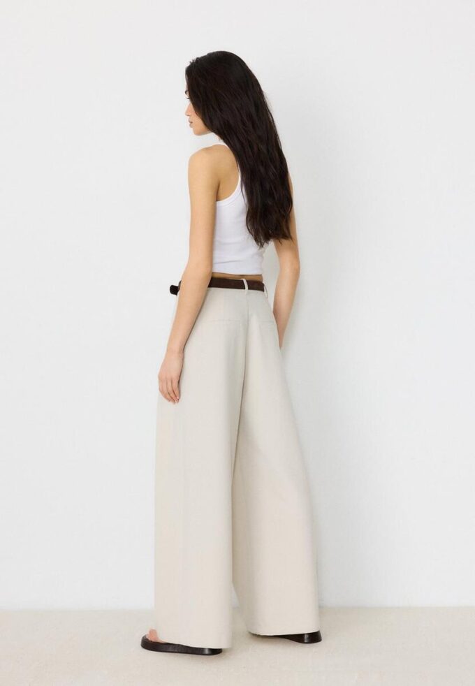 Pantaloni Maxi-Dart cu curea Pantaloni Maxi-Dart cu curea