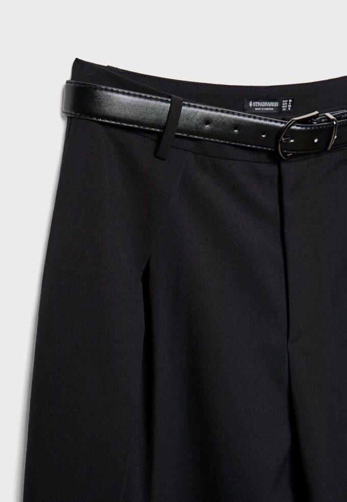 Pantaloni Maxi-Dart cu curea Pantaloni Maxi-Dart cu curea