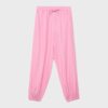 Pantaloni sarouel cu efect de in Pantaloni sarouel cu efect de in