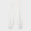 Pantaloni sarouel cu efect de in Pantaloni sarouel cu efect de in