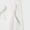 Pantaloni sarouel cu efect de in Pantaloni sarouel cu efect de in