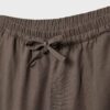 Pantaloni sarouel cu efect de in