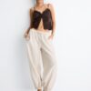 Pantaloni sarouel in lyocell Pantaloni sarouel in lyocell