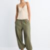 Pantaloni sarouel in lyocell Pantaloni sarouel in lyocell