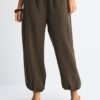 Pantaloni sarouel in lyocell Pantaloni sarouel in lyocell