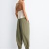 Pantaloni sarouel in lyocell Pantaloni sarouel in lyocell