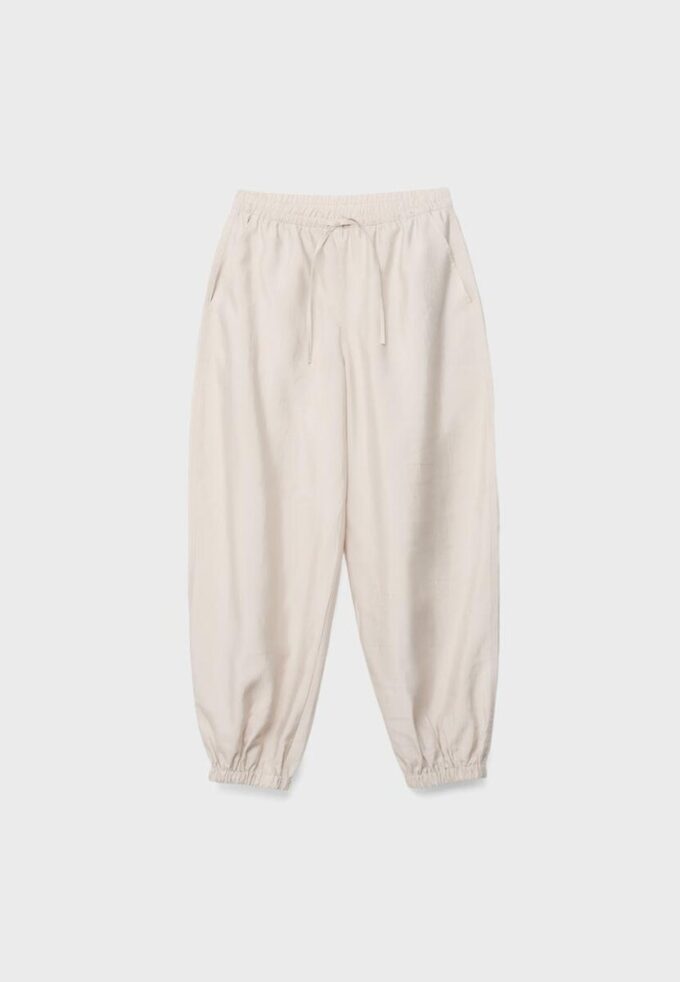 Pantaloni sarouel in lyocell Pantaloni sarouel in lyocell