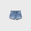 Pantaloni scurți din denim cu tiv răsfrânt Pantaloni scurți din denim cu tiv răsfrânt