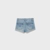 Pantaloni scurți din denim cu tiv răsfrânt Pantaloni scurți din denim cu tiv răsfrânt